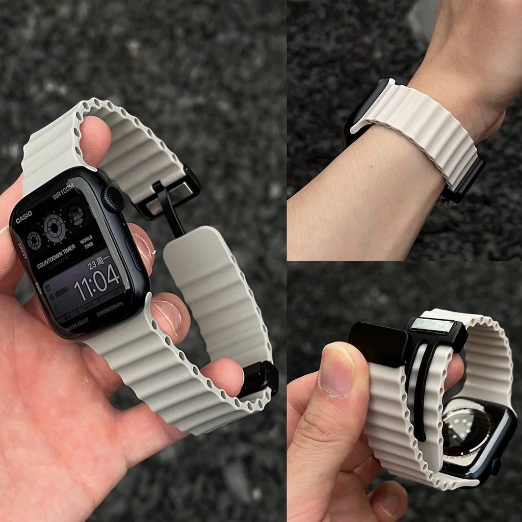 Magnetic Buckle Strap For Apple Watch Band Ultra