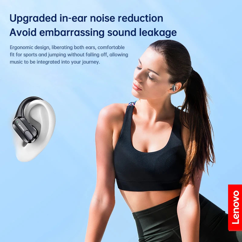 Original Lenovo XT80 Sports Wireless Earphones with Mics, LED Power Display,Hifi Stereo Sound Bluetooth 5.3 TWS HeadphHeadphones